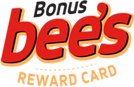 Bonus bee's Reward Card